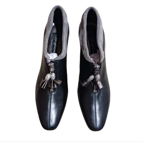 Brighton Stacey Zippered Tassel Ankle Bootie - Picture 4 of 12